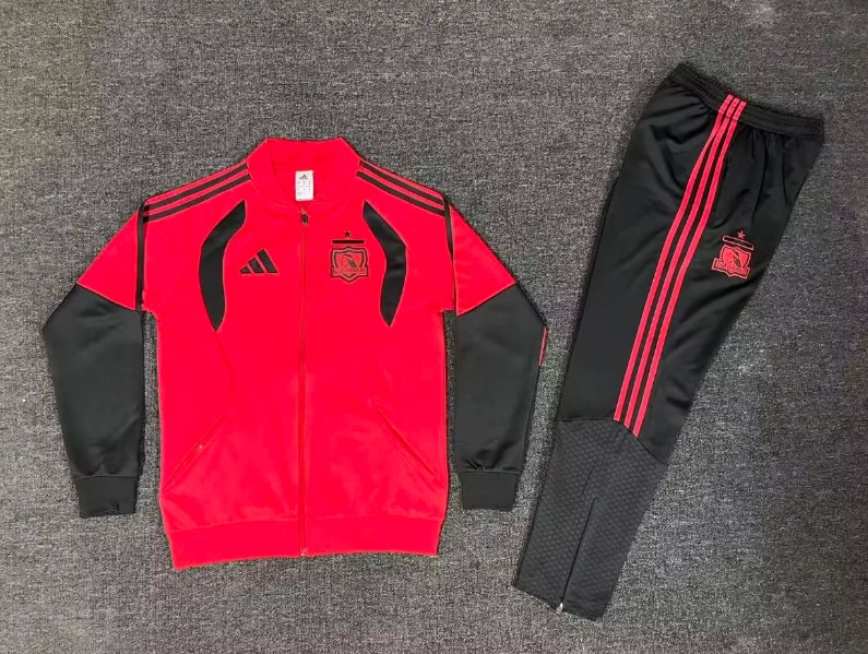AAA Quality Colo Colo 26/27 Tracksuit - Red/Black